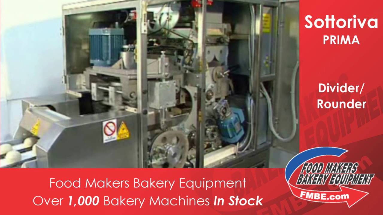 Sottoriva PRIMA Two Pocket Divider Rounder Food Makers Bakery Equip