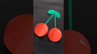 How to Make Paper Cherry Craft #papercraft