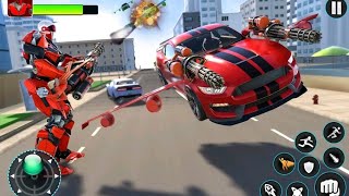 #superhero #gameFlying future hero is on city rescue mission in superhero robot war simulator 3D screenshot 3