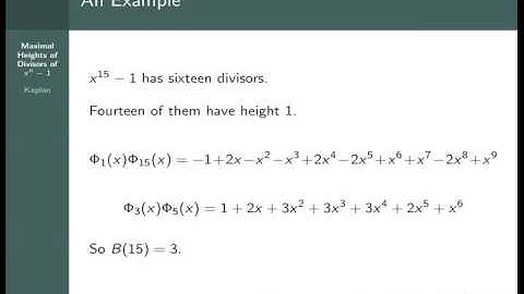 Bounds for the Maximal Height of Divisors of $x^n-1$