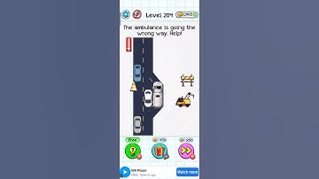 The ambulance is going the wrong way. Help Braindom #shorts #gaming #braindom #braingames #viral