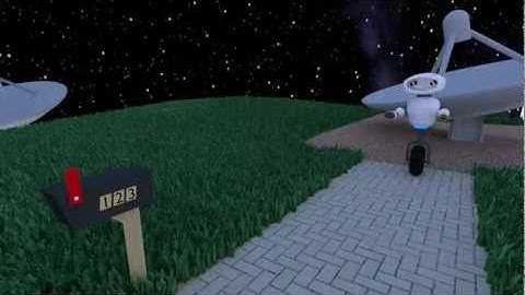 Blender Animation:  Filming Wild Robots On The Asteroid Ceres Is Hazardous