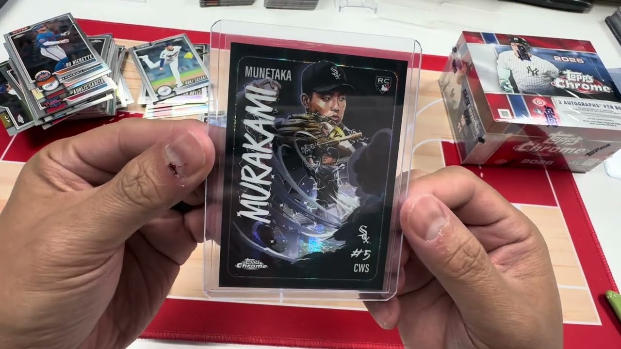 Monster Murakami pulled! 2026 Topps Chrome Baseball Hobby & Jumbo