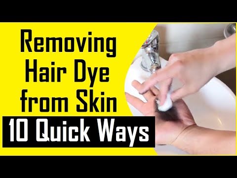 Video: How To Wipe Hair Dye From The Skin Of The Face, Hands, Nails Or Other Parts Of The Body + Photos And Videos