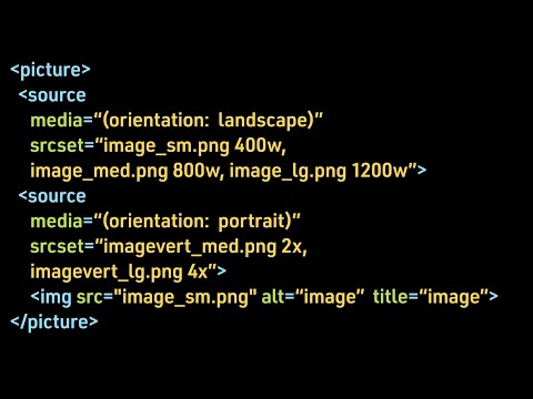 Coding for Beginners: The Source Srcset Attribute