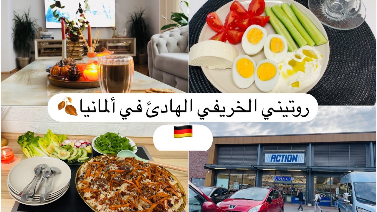 ‏روتيني اليومي في ألمانيا 🇩🇪 طبخت رز أفغاني 🍛 تسوق ممتع في محل أكشن 🛍️