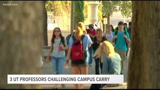 Three UT professors challenging Campus Carry