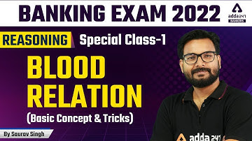 Blood Relation for Banking Exam 2022 | Reasoning Special Class-1 (Basic Concept & Tricks)