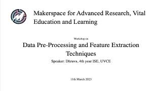 UVCE MARVEL - AI/ML Workshop screenshot 5