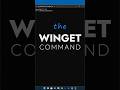 Using - Winget command-line #computer #computertips #powershell #application