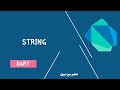 6 - String Dart Programming [Arabic]