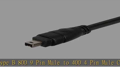 SinLoon IEEE 1394 Firewire Cable 1394 Type B 800 9 Pin Male to 400 4 Pin Male Data Transfer Adapter