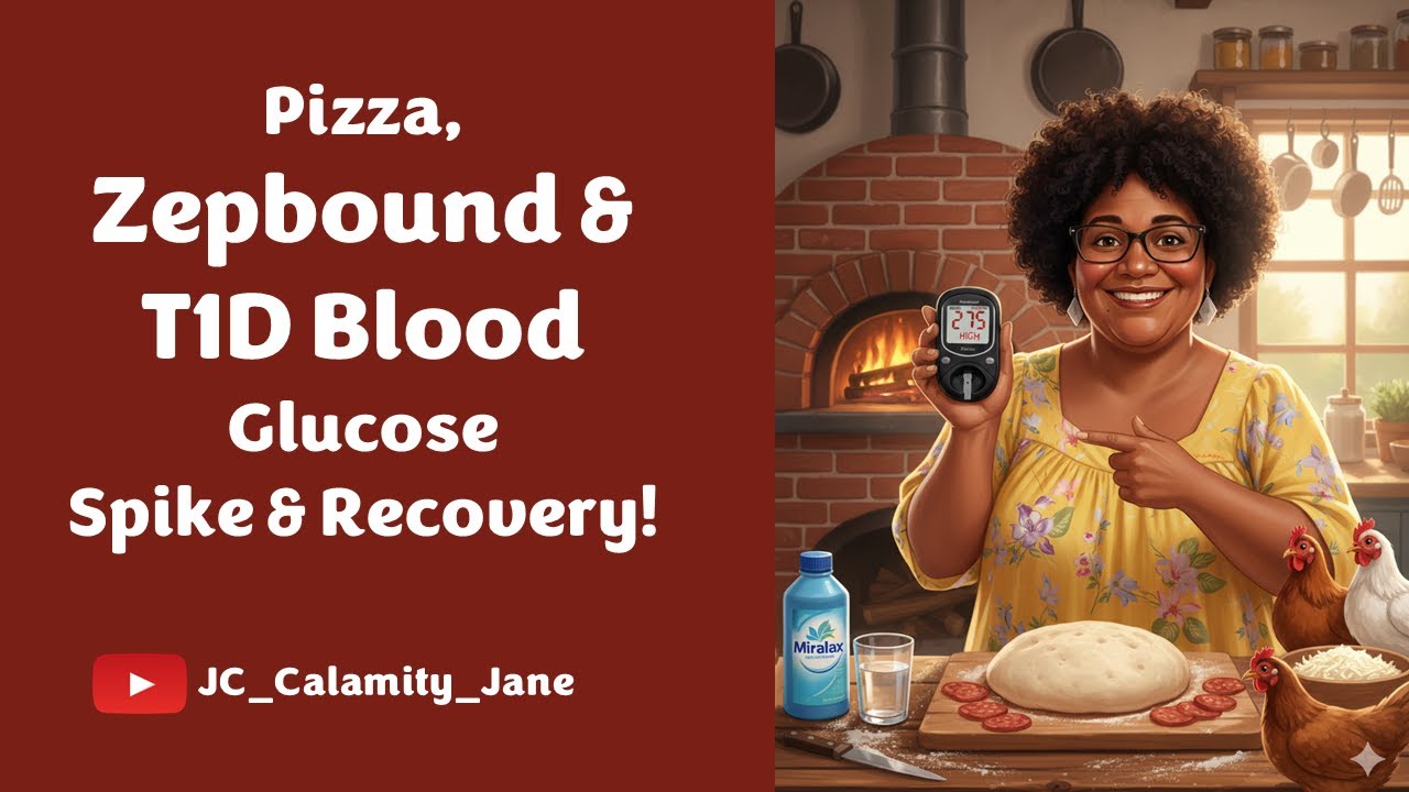Pizza, Zepbound & T1D Blood Sugar Spike & Recovery!
