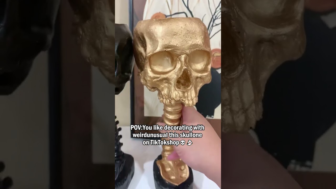 Spooky Gothic Skull Planter for Halloween & Cozy Decor 