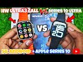 HW ULTRA 3 CALL 😨 vs Apple Watch Ultra Series 10 🔥 | Full Android 5G/4G Comparison | Truth Exposed!