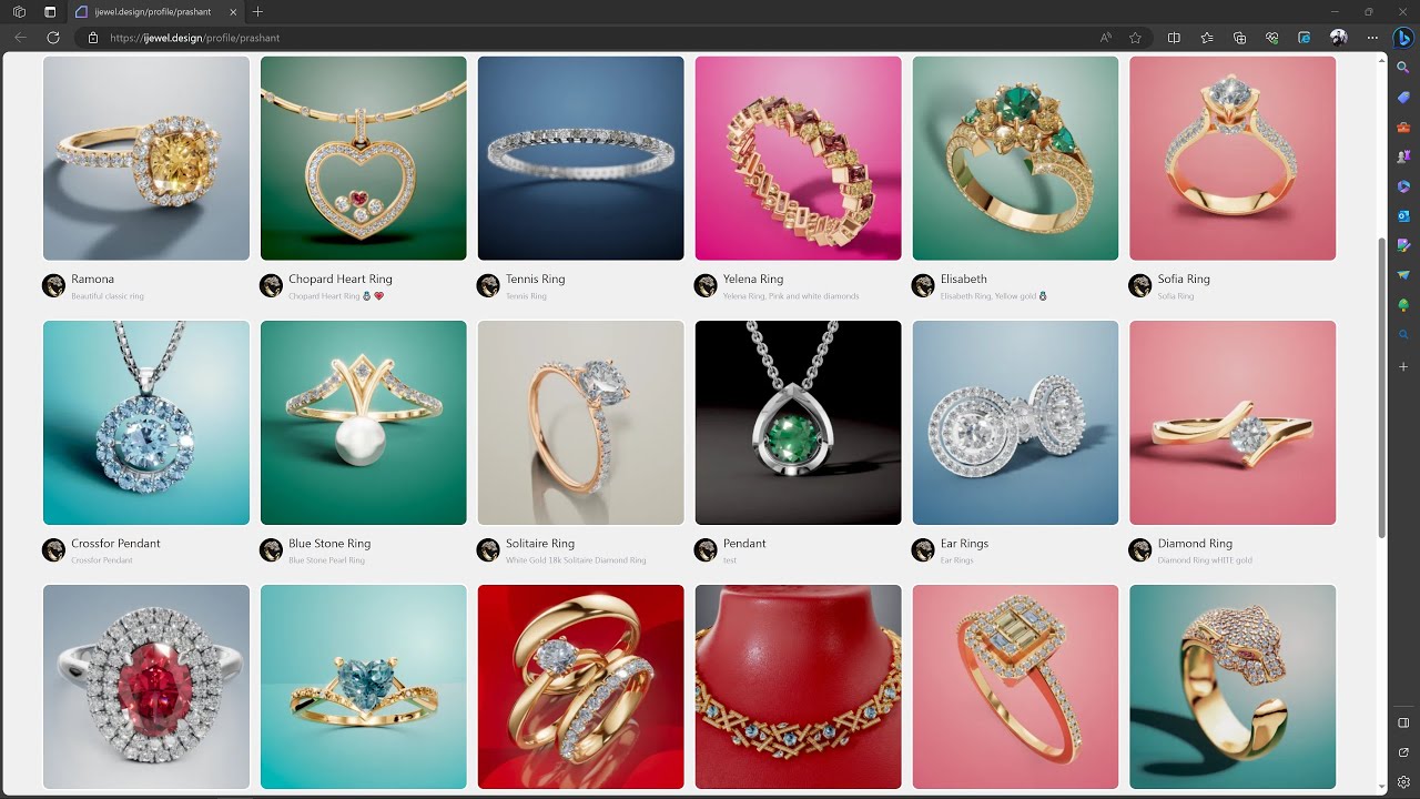 iJewel Design - Realtime Jewelry Rendering Showcase