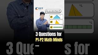 3 Questions for P1-P2 Math Minds🔍 ⭐