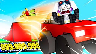 СЛОМАЛ ИГРУ! РАЗВИЛ ЧИТЕРСКУЮ СКОРОСТЬ БЫСТРЕЕ ВСЕХ В МИРЕ! ROBLOX Car Race