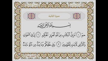 سورة الجاثية  بصوت الشيخ حسن صالح 045