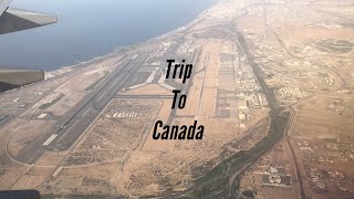 Travelling to Canada from Kerala.#Malayalam Vlog #TVlog1.