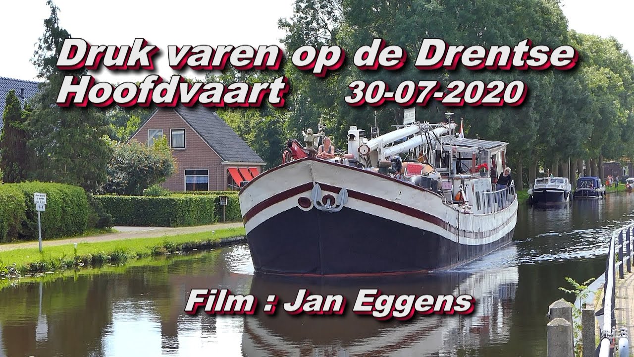 Druk varen op de Drentse Hoofdvaart 30 07 2020
