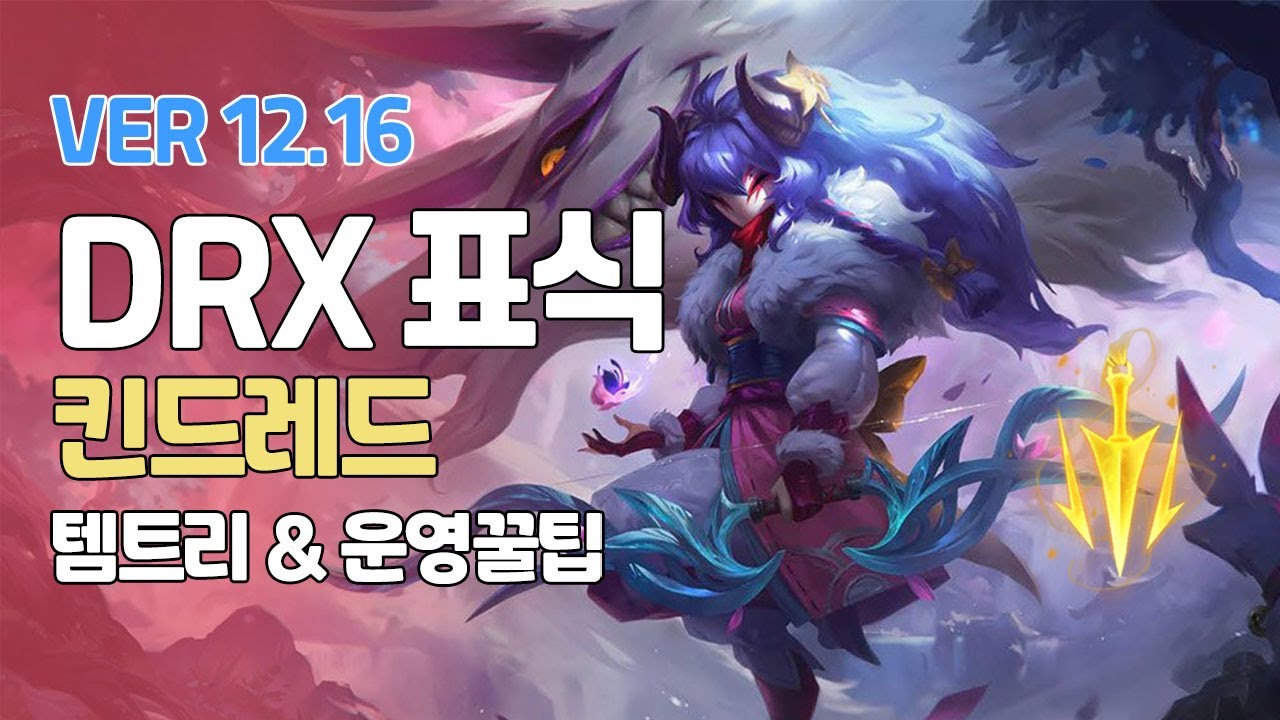 DRX 표식 킨드레드ㅣ장인의 동선ㅣPatch 12 16ㅣ치속ㅣ