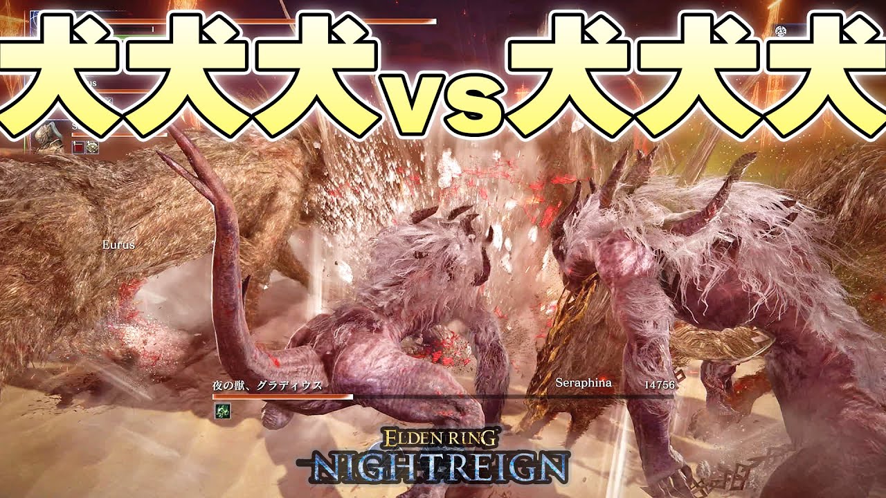 弾き主体の『執行者3人』が揃ったら聞こえてくる効果音が完全にSEKIROになる【ELDENRING NIGHTREIGN実況】