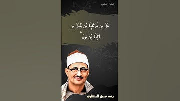 اللَّهُ الَّذِي خَلَقَكُمْ ثُمَّ رَزَقَكُمْ 🌿 | تلاوة خاشعة | سورة الروم | محمد صديق المنشاوي