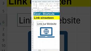 Excel Link einsetzen - Hyperlink in Excel einfügen zur Website verlinken per Shortcut