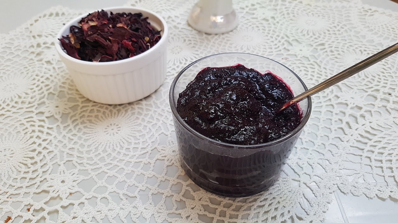 مربى الكركديه  صحي بدون سكر و لا اضافات و الذوق أكثر من رائع