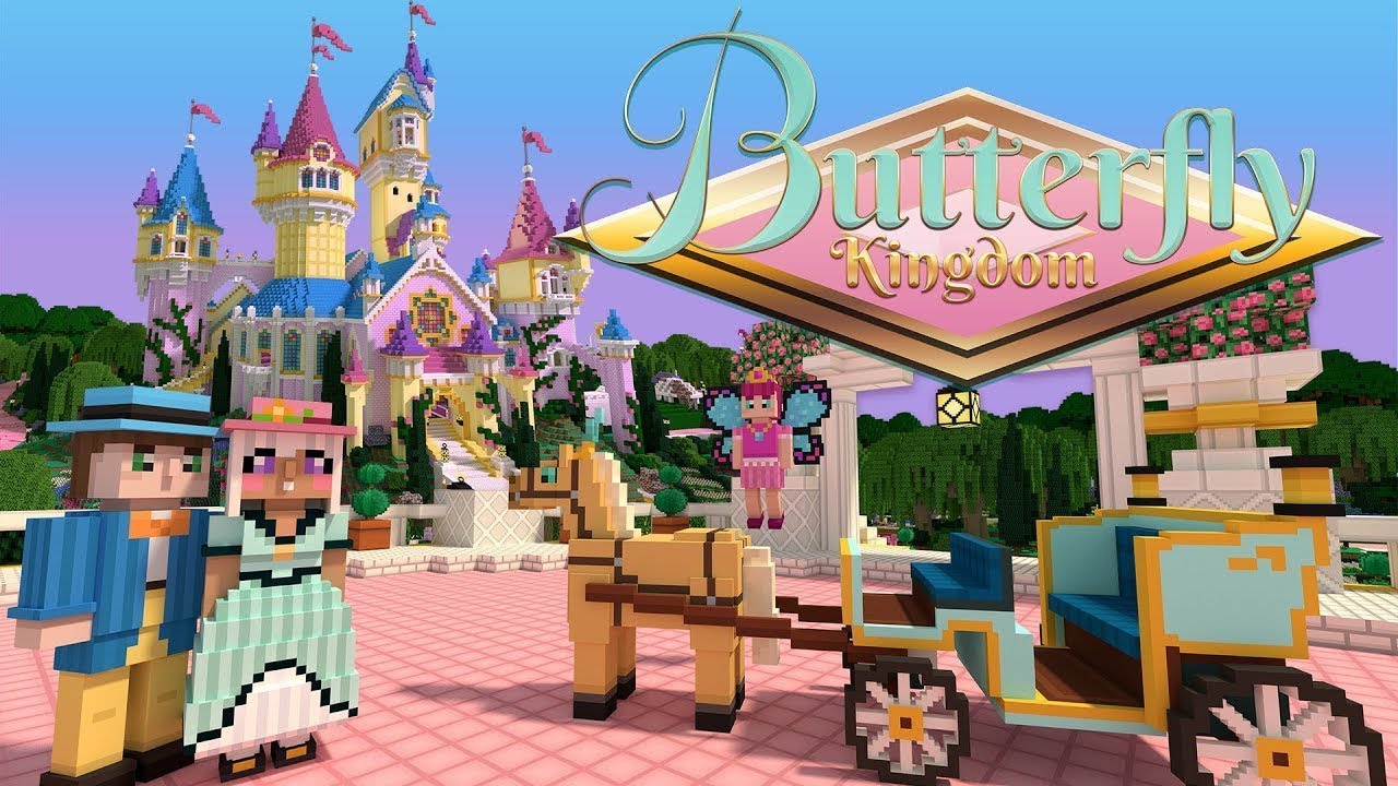 MInecraft Butterfly Kingdom The most peaceful world YouTube