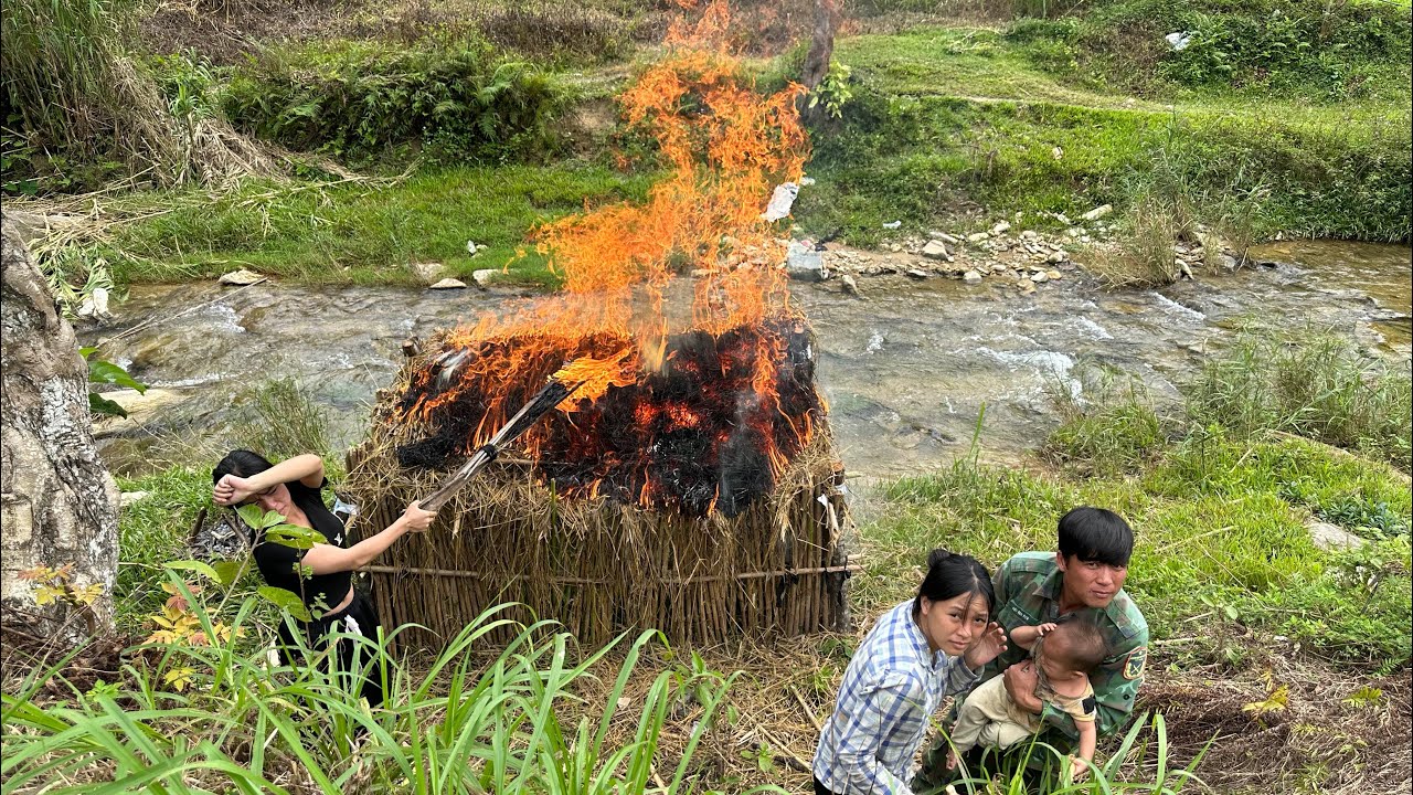 Homeless single mother had her house burned down by bad guys
