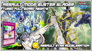 Full Board Negate!! Turbo Buster Blader 2025 With Assault Mode New Supports [Yu-Gi-Oh Duel Links]