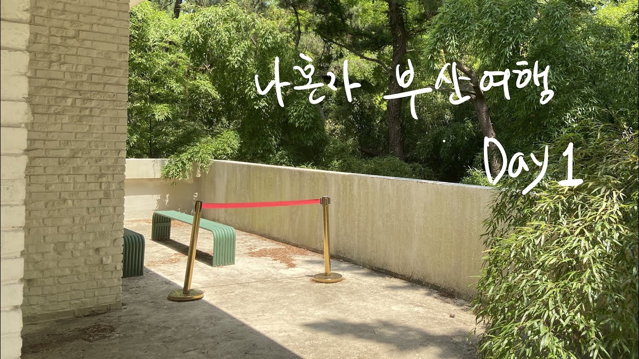 브이로그를 가장한 혼자 부산 먹방 여행💙 (녹아내려, 고옥, 광안리, 이재모피자)