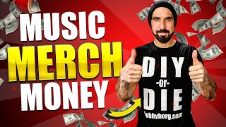 MAKING and SELLING Merch For MUSICIANS - 3 Tips!