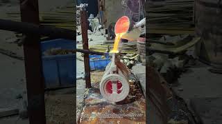 Molten Copper Pouring The Art Of Precision Casting