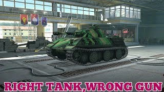 Right tank, Wrong gun - VK 28.01| wot blitz