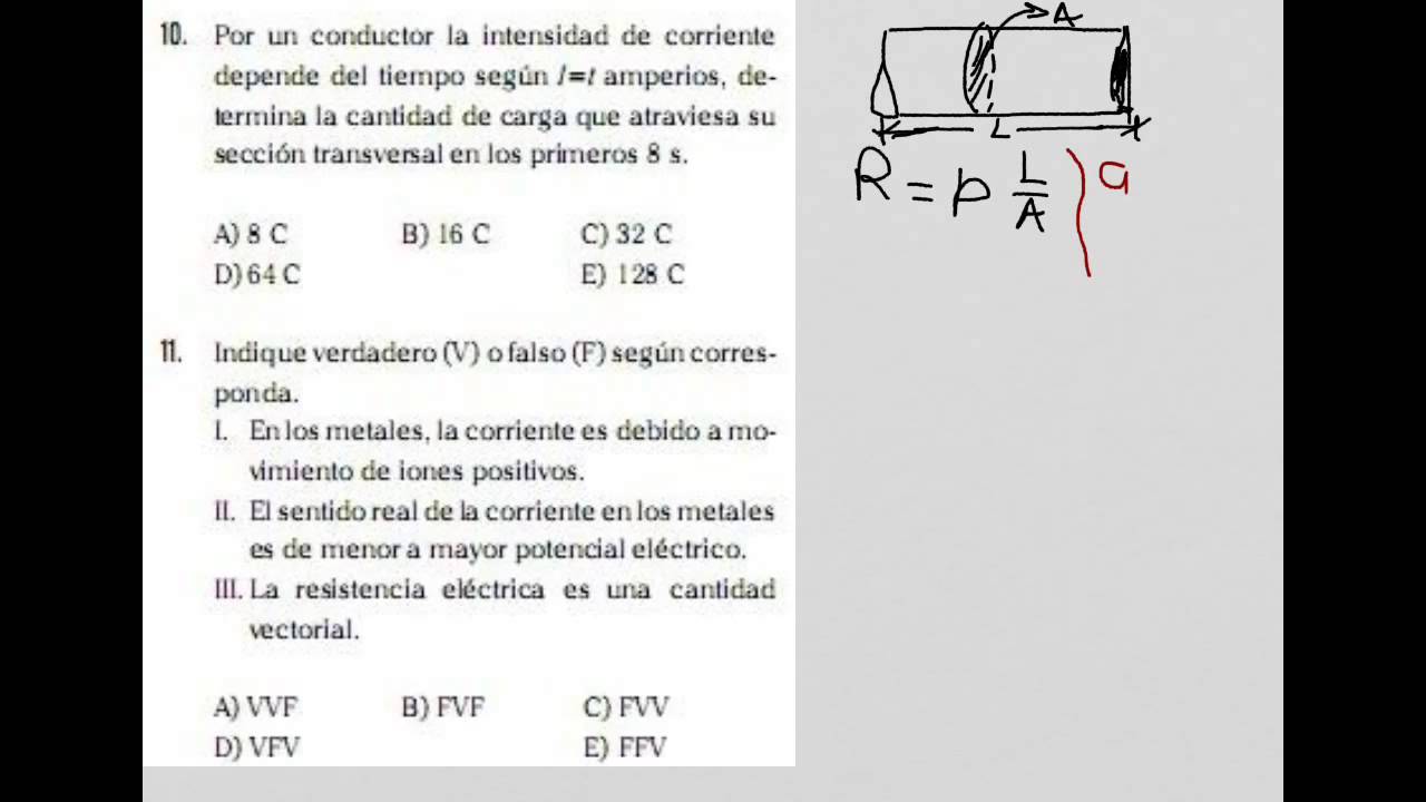 Carga eléctrica = intensidad de corriente x tiempo YouTube