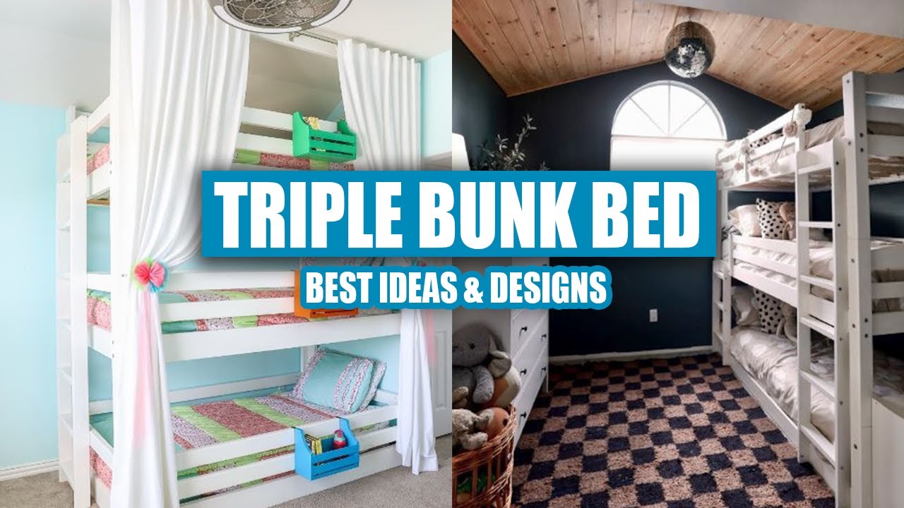 Triple Bunk Bed Ideas That WORK in Small Bedrooms