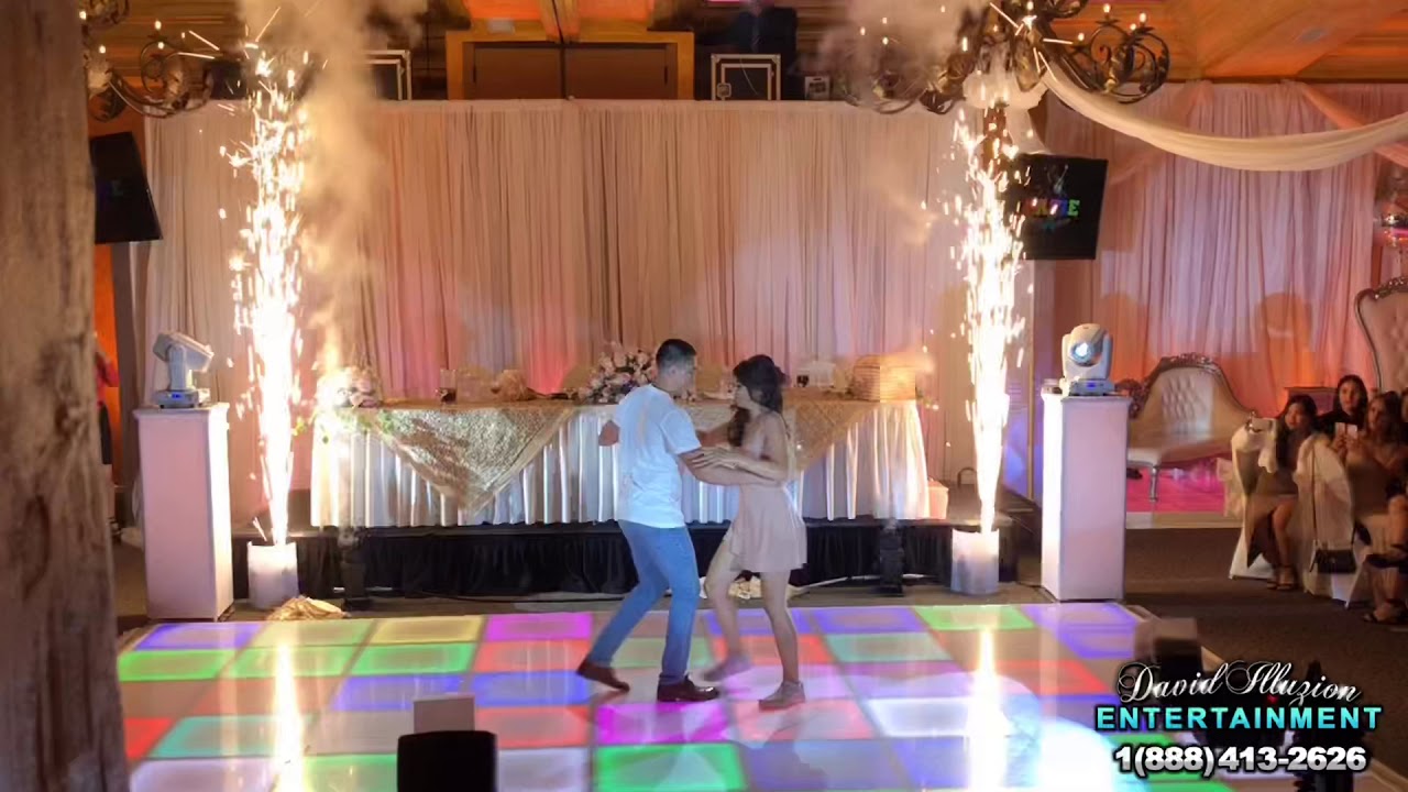 DJ David Illuzion Cold Sparklers & C02 Jet Blasters