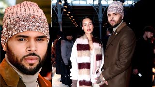 Chris Brown And Jada Wallace Attend The Amiri Fallwinter 2026 Show Stylish Couple