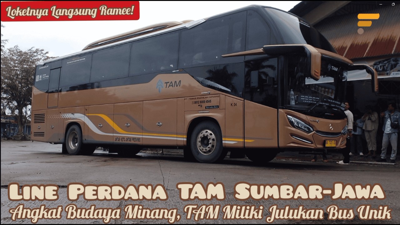 Line Perdana TAM Sumbar-Jawa, Angkat Budaya Minang TAM Miliki Julukan Bus Unik