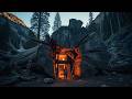Living Alone in a Giant Cedar Tree Shelter Deep in the Mountains (Start to Finish)