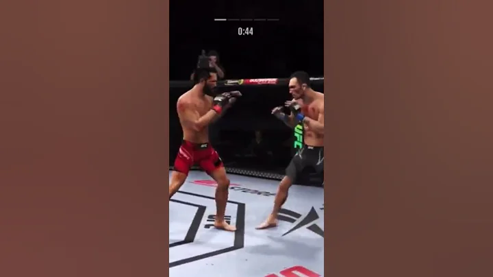 UFC 4 Online: Jorge Masvidal knockout!!! #ufc4 #shorts #gaming