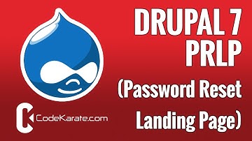 Drupal 7 PRLP: An easier way to resetting Drupal passwords