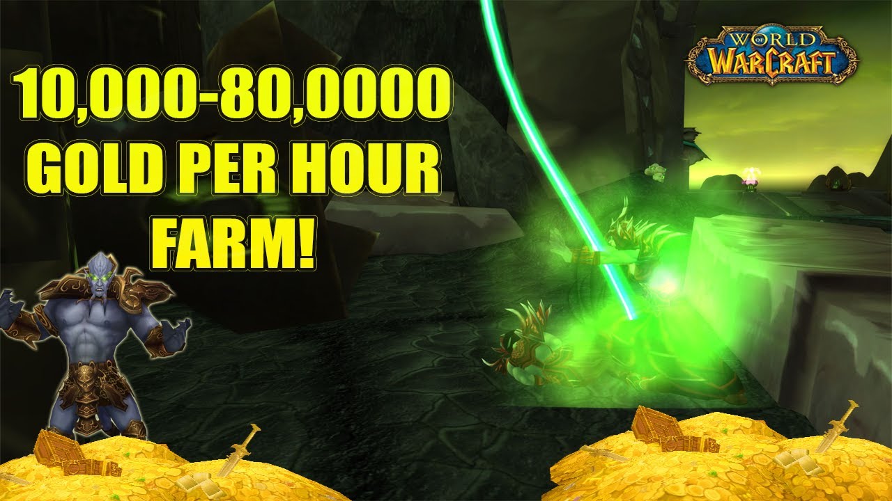 World Of Warcraft Gold Farm 80,000 Gold Per Hour 