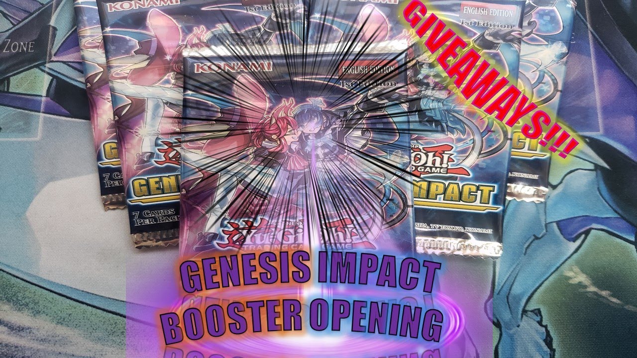 genesis impact 1st edition booster box Yu-Gi-Oh! - Case (12 Boxes) all in the same Deck Yu-Gi-Oh! Genesis Impact Booster Box