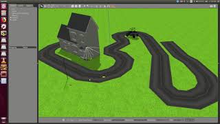 Example solution of the new ROSified Follow Road exercise in the Robotics Academy
