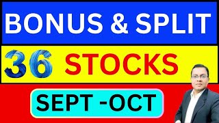 Bonus & Split Split shares I Bonus List SEP I BONUS LIST OCT I Split LIST OCT 2025 I upcoming bonus