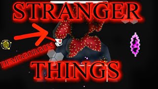 STRANGER THINGS IN GEOMETRY DASH